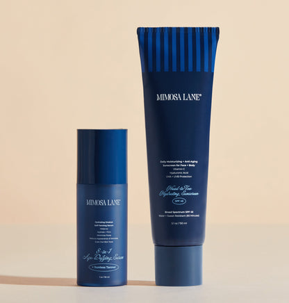 The Power Duo: Self-Tan Serum + SPF 45 (Best Seller)