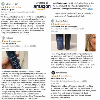 8-in-1 Age Defying Serum + Sunless Tanner (Award Winner)