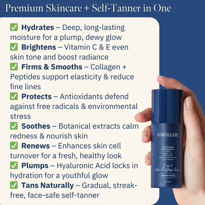 8-in-1 Age Defying Serum + Sunless Tanner (Award Winner)