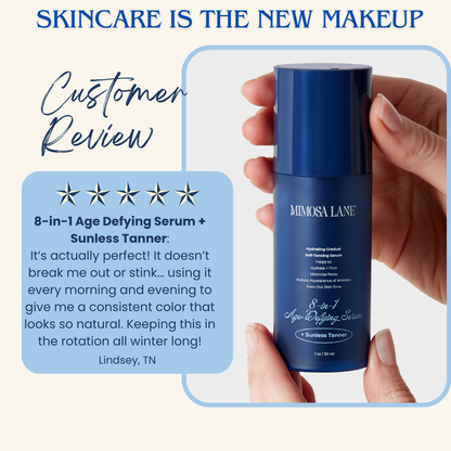 8-in-1 Age Defying Serum + Sunless Tanner (Award Winner)